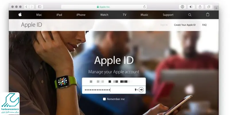 حذف دستگاه از Apple ID از طریق وب