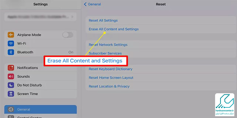 چگونه آیپد را به تنظیمات کارخانه برگردانیم