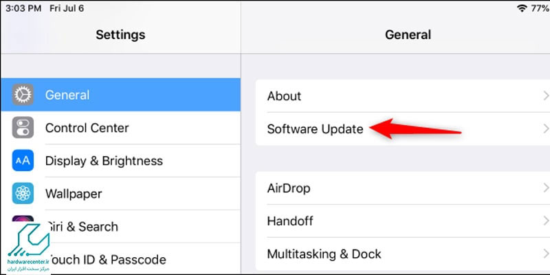 screen mirroring آیفون