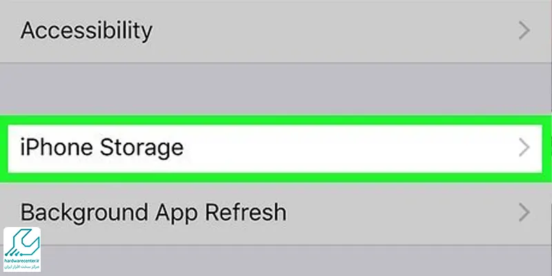 پاک کردن حافظه کش آیفون